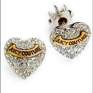 Juicy Couture Heart Shaped Earrings